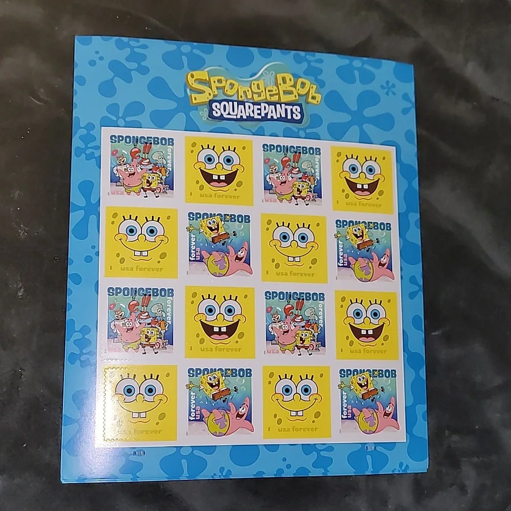 80 SpongeBob SquarePants Forever Postage Stamps USPS‎ Wedding Party Invites